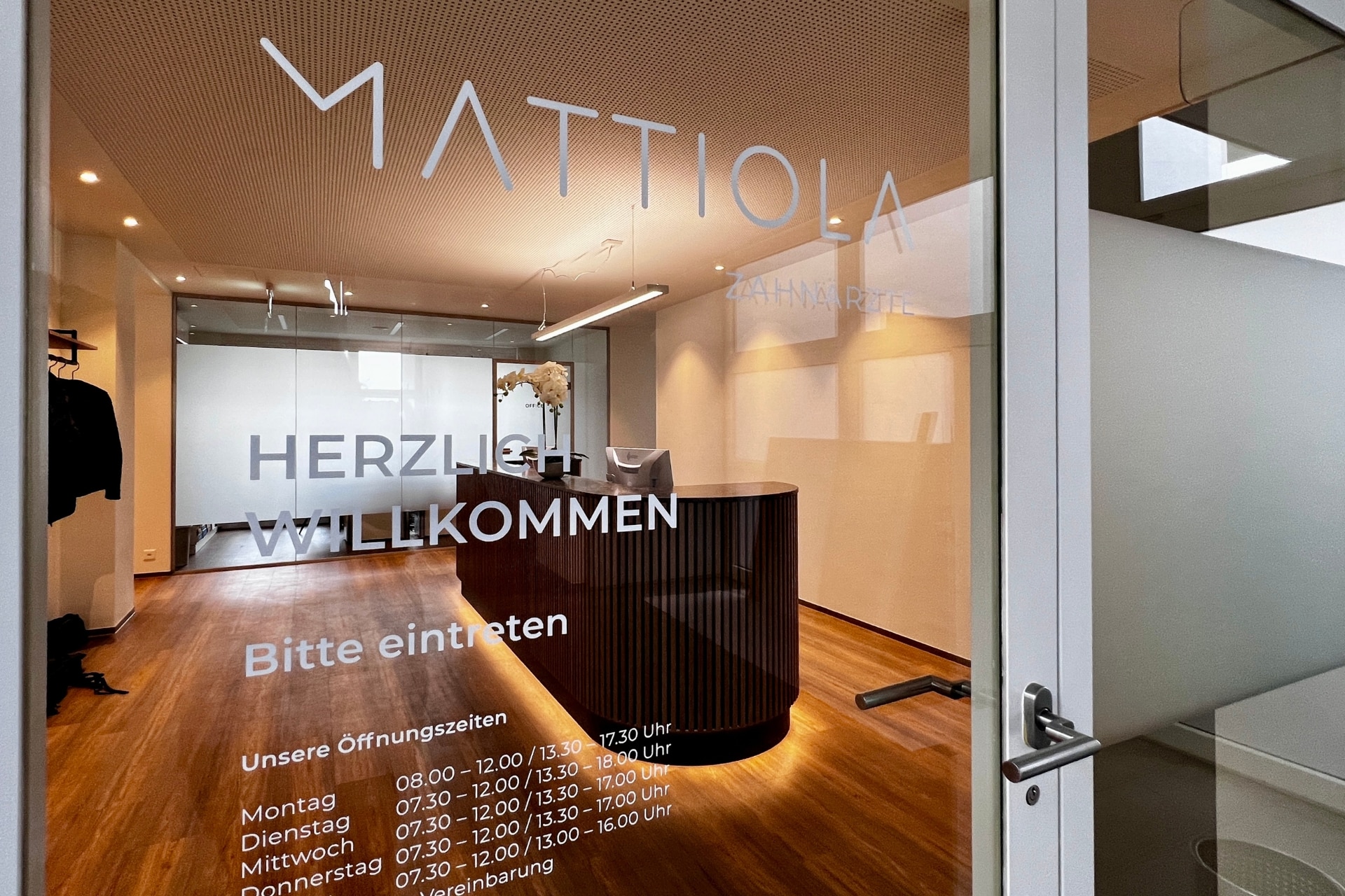 Neue Räumlichkeiten Zahnarztpraxis Mattiola Wohlen